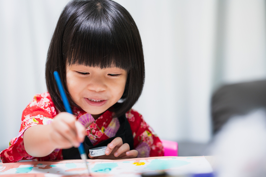 Understanding Artistic Children: Are They Born or Taught?